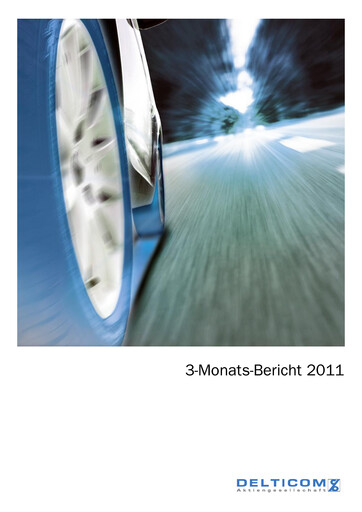 Vorschaubild Delticom AG Quartalsbericht 2011-q1