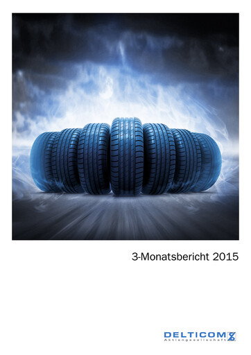 Vorschaubild Delticom AG Quartalsbericht 2015-q1