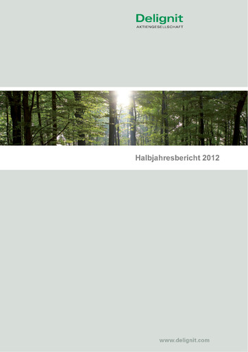 Thumbnail Delignit AG Half-year Report 2012-h1