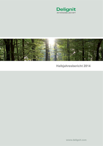 Thumbnail Delignit AG Half-year Report 2014-h1