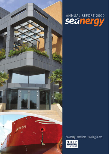 Thumbnail Seanergy Maritime Annual Report 2009