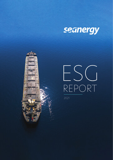 Thumbnail Seanergy Maritime ESG Report 2021