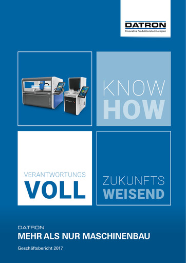 Vorschaubild DATRON AG Jahresbericht 2017