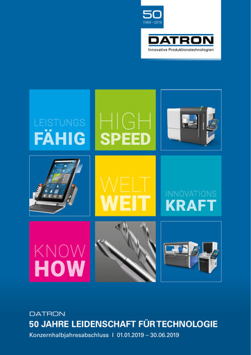 Thumbnail DATRON AG Half-year Report 2019-h1