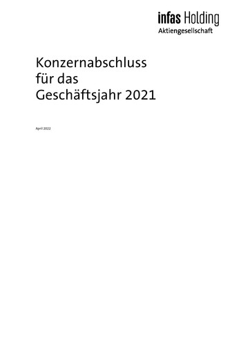 Thumbnail Infas Holding AG Financial Statement 2021