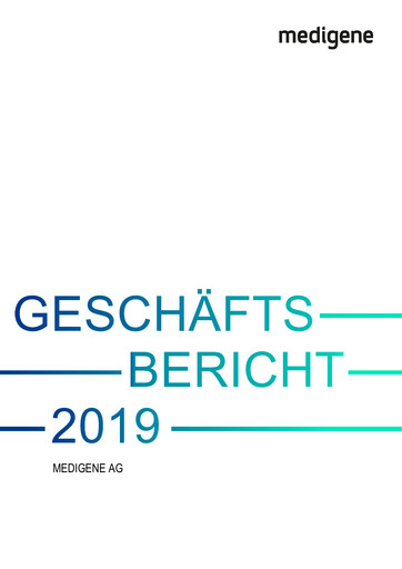 Vorschaubild Medigene AG Jahresbericht 2019