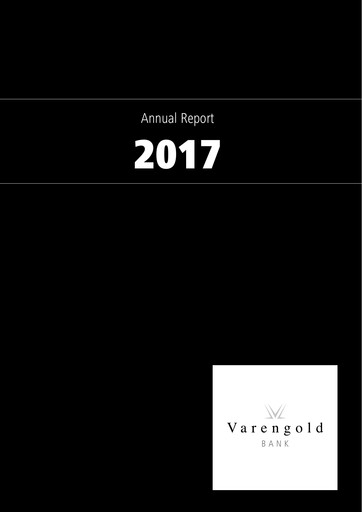 Thumbnail Varengold Bank AG Annual Report 2017