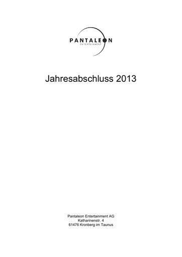 Thumbnail PAL Next AG Financial Statement 2013