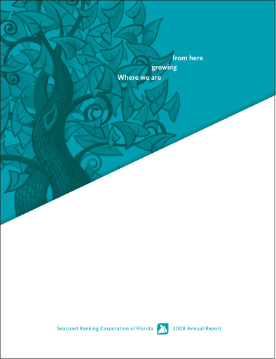 Miniature Seacoast Banking Rapport annuel 2008