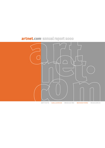 Thumbnail Artnet AG Annual Report 2000