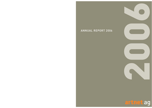 Thumbnail Artnet AG Annual Report 2006