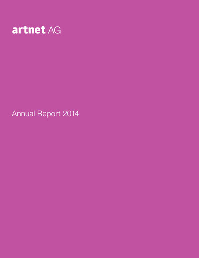 Thumbnail Artnet AG Annual Report 2014