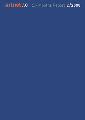 Miniature Artnet AG Rapport semestriel 2009-h1
