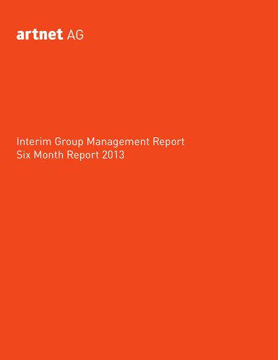 Miniature Artnet AG Rapport semestriel 2013-h1