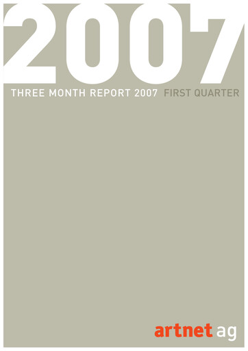 Thumbnail Artnet AG Quarterly Report 2007-q1