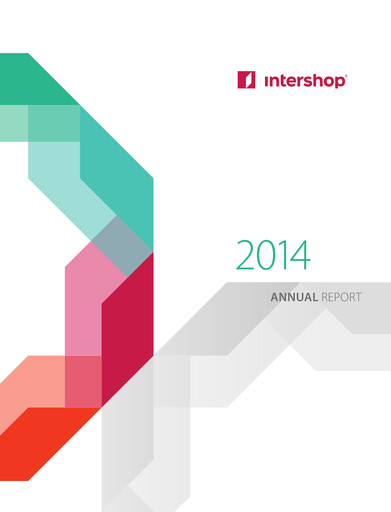 Thumbnail INTERSHOP Communications Annual Report 2014