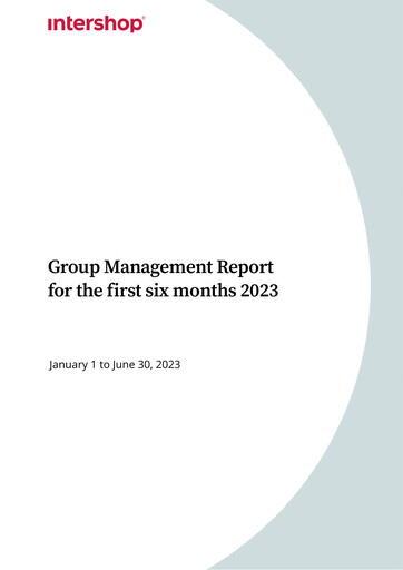 Thumbnail INTERSHOP Communications Half-year Report 2023-h1