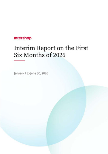 Vorschaubild INTERSHOP Communications Halbjahresbericht 2026-h1