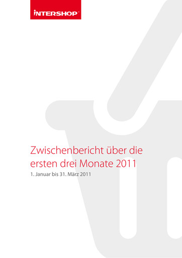 Thumbnail INTERSHOP Communications Quarterly Report 2011-q1