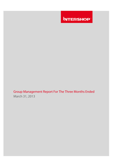 Thumbnail INTERSHOP Communications Quarterly Report 2013-q1