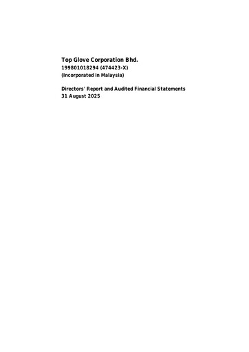 Thumbnail Top Glove Financial Statement 2025