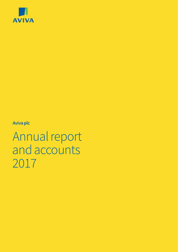 Thumbnail Aviva Annual Report 2017