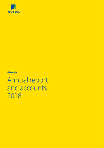 Thumbnail Aviva Annual Report 2018