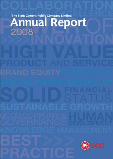 Thumbnail Siam Cement
 Annual Report 2008