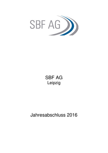 Miniature SBF AG Bilan financier 2016
