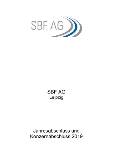 Miniature SBF AG Bilan financier 2019