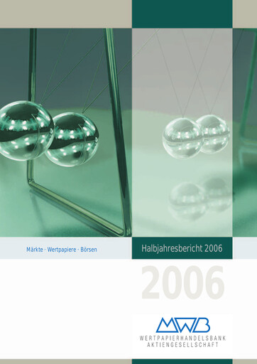 Thumbnail mwb fairtrade AG Half-year Report 2006-h1