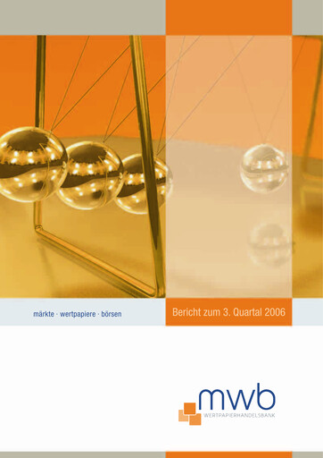 Thumbnail mwb fairtrade AG Quarterly Report 2006-q3