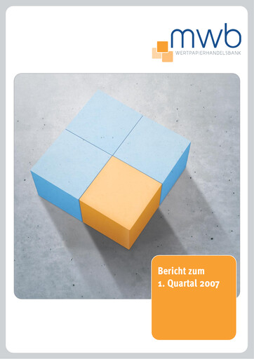 Thumbnail mwb fairtrade AG Quarterly Report 2007-q1