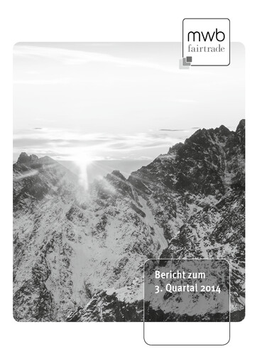 Thumbnail mwb fairtrade AG Quarterly Report 2014-q3