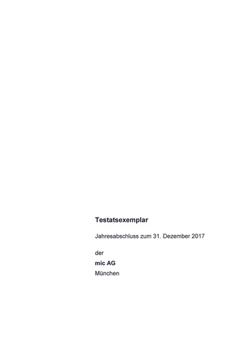 Miniature Pyramid AG Bilan financier 2017