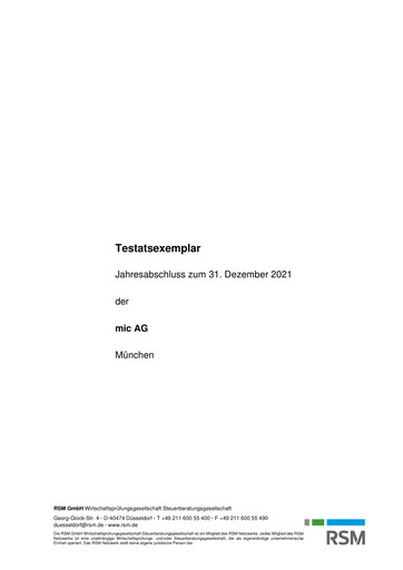 Miniature Pyramid AG Bilan financier 2021