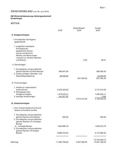 Vorschaubild SM Wirtschaftsberatungs AG Halbjahresbericht 2016-h1
