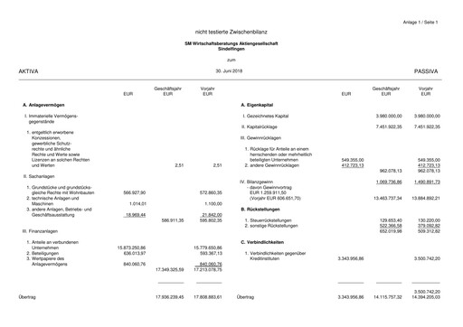 Vorschaubild SM Wirtschaftsberatungs AG Halbjahresbericht 2018-h1