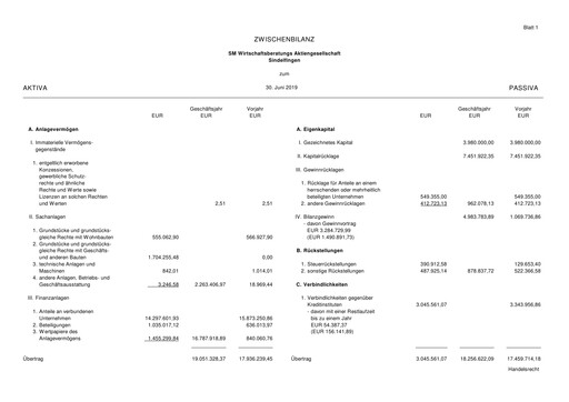 Vorschaubild SM Wirtschaftsberatungs AG Halbjahresbericht 2019-h1