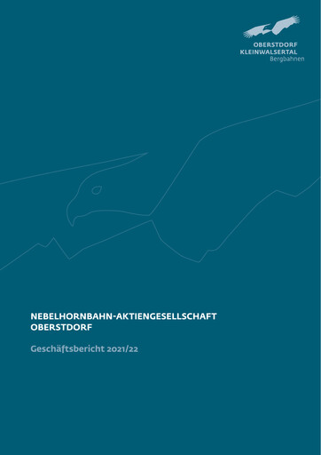 Miniature Nebelhornbahn-Aktiengesellschaft Rapport annuel 2021-2022