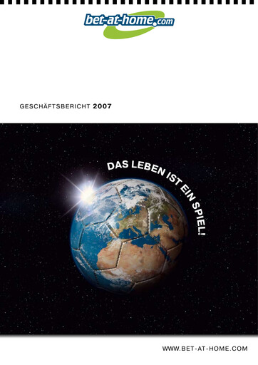 Thumbnail bet-at-home.com Annual Report 2007