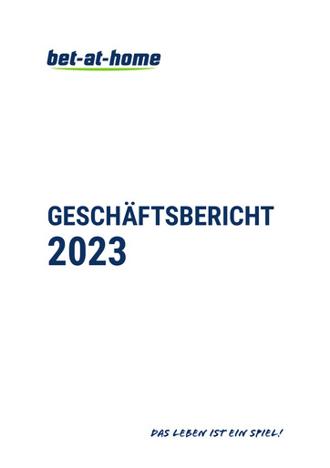 Vorschaubild bet-at-home.com Jahresbericht 2023