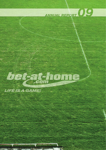 Thumbnail bet-at-home.com Annual Report 2009