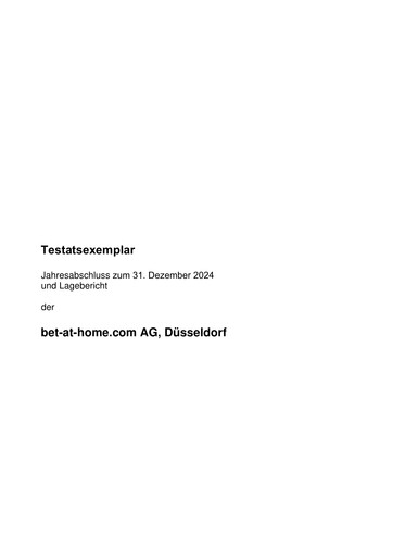 Vorschaubild bet-at-home.com Finanzmitteilung 2024
