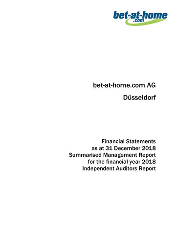 Thumbnail bet-at-home.com Financial Statement 2018