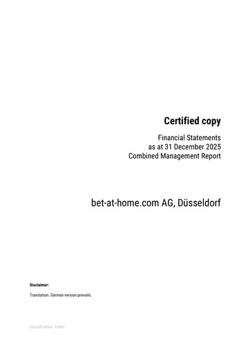 Vorschaubild bet-at-home.com Finanzmitteilung 2025