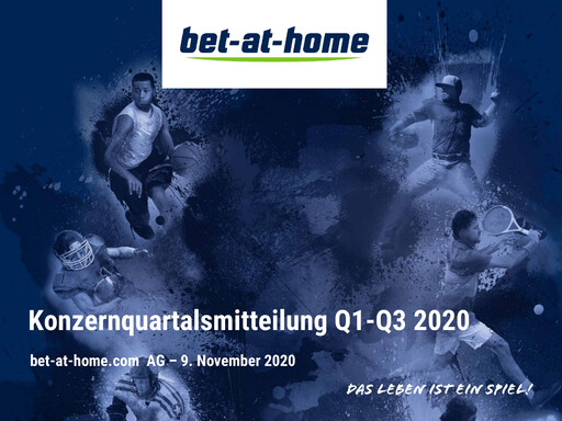 Vorschaubild bet-at-home.com Quartalsbericht 2020-q3