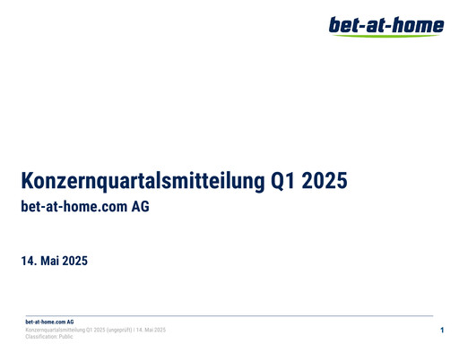 Vorschaubild bet-at-home.com Quartalsbericht 2025-q1