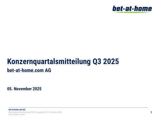 Vorschaubild bet-at-home.com Quartalsbericht 2025-q3