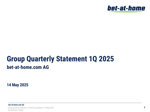 Thumbnail bet-at-home.com Quarterly Report 2025-q1